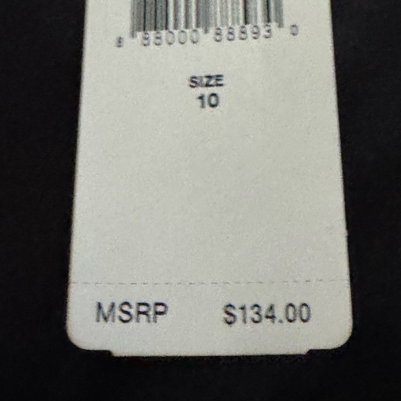 Lauren Ralph Lauren Essentials Black Faux Wrap Crossover Keyhole Dress SZ 10 NWT - Picture 8 of 9